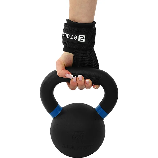 Накладки для подтягивания и тяги ANTI SLIP HAND GRIP EZOUS D-18 2шт (Черный)