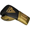 Боксерские боевые перчатки RDX K2 Mark Pro Fight Golden