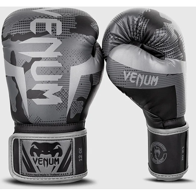 Боксерские перчатки VENUM Elite Black Dark Camo
