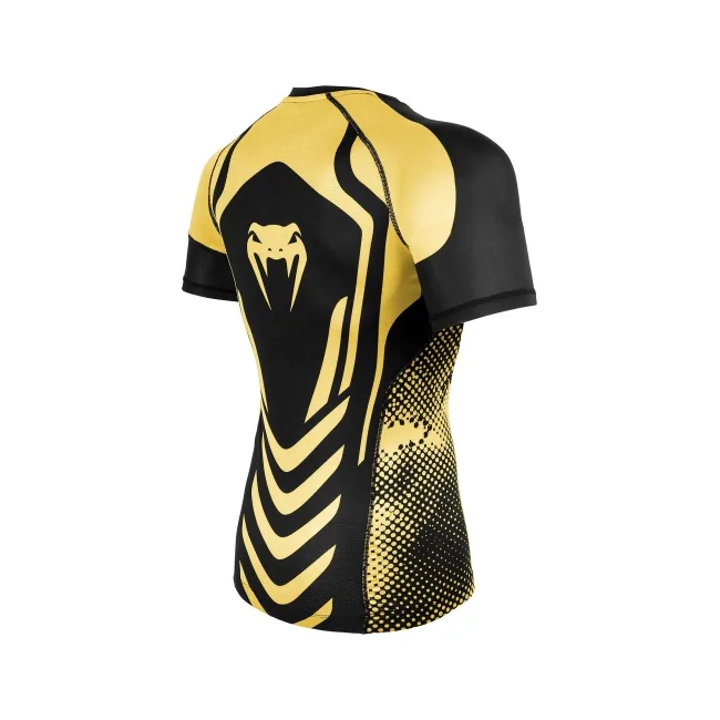 Футболка компресійна VENUM Technical Short Sleeves Black Yellow
