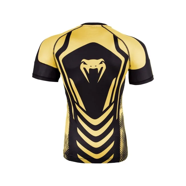 Футболка компресійна VENUM Technical Short Sleeves Black Yellow