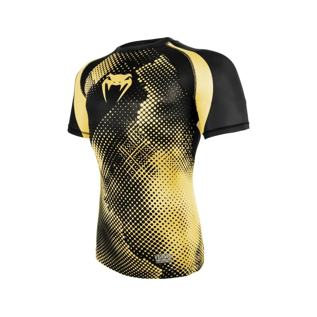 Футболка компресійна VENUM Technical Short Sleeves Black Yellow