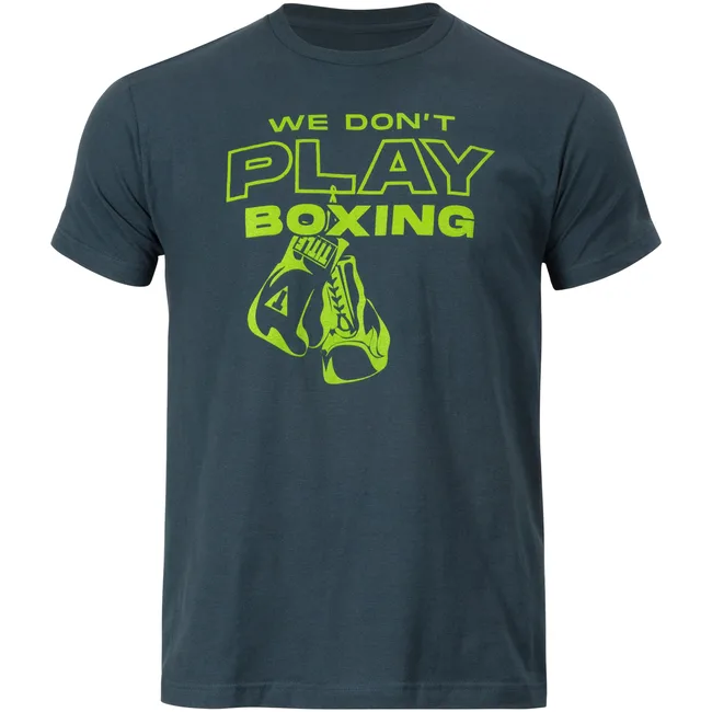 Футболка мужская TITLE Boxing We Dont Play Tee Blue