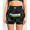Женские тайские шорты VENUM Training Camp 4.0 - Black/Neon Green