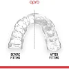 Капа для бокса OPRO Instant Custom-Fit UFC Strike Black Silver