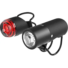 Комплект велофара + задняя мигалка Plugger Front Twinpack 350/10 Lumens(with Plug Rear)