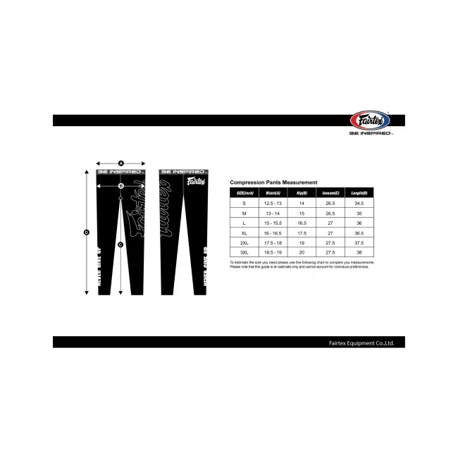 Компрессионные штаны Fairtex CP1 Black