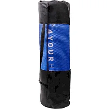 Коврик для фитнеса и йоги + чехол 4YOURHEALTH 0101 (180x61x1см) Синий