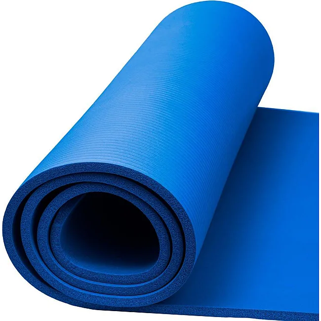 Коврик для фитнеса и йоги + чехол 4YOURHEALTH 0101 (180x61x1см) Синий