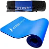 Коврик для фитнеса и йоги + чехол 4YOURHEALTH 0101 (180x61x1см) Синий
