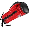 Перчатки для бокса TWINS Lace Up BGLL1 Black Red