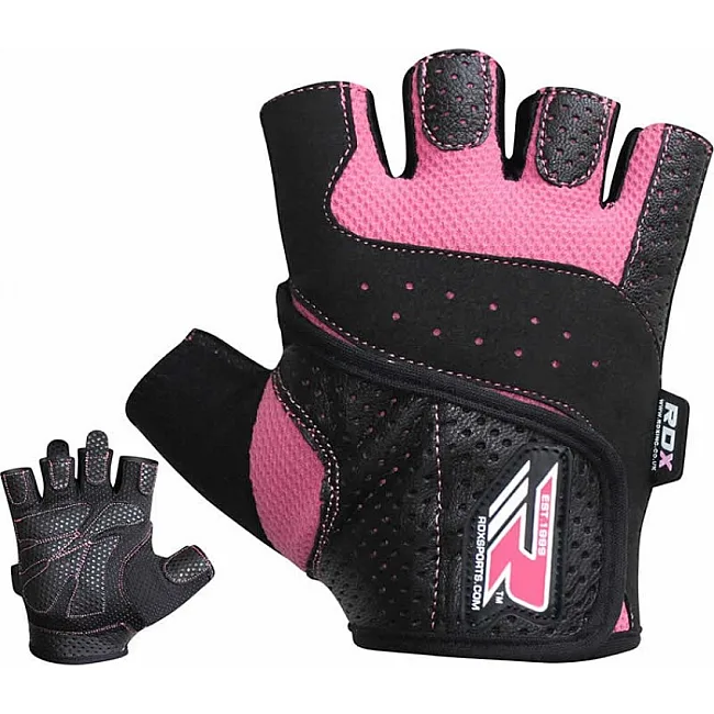 Рукавички для фітнесу жіночі RDX Pink S