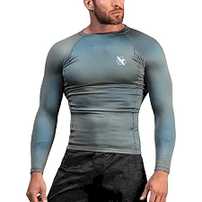 Рашгард Hayabusa Fusion - Grey Aqua