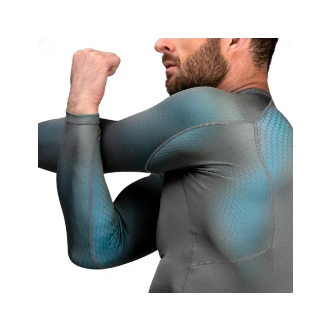 Рашгард Hayabusa Fusion - Grey Aqua