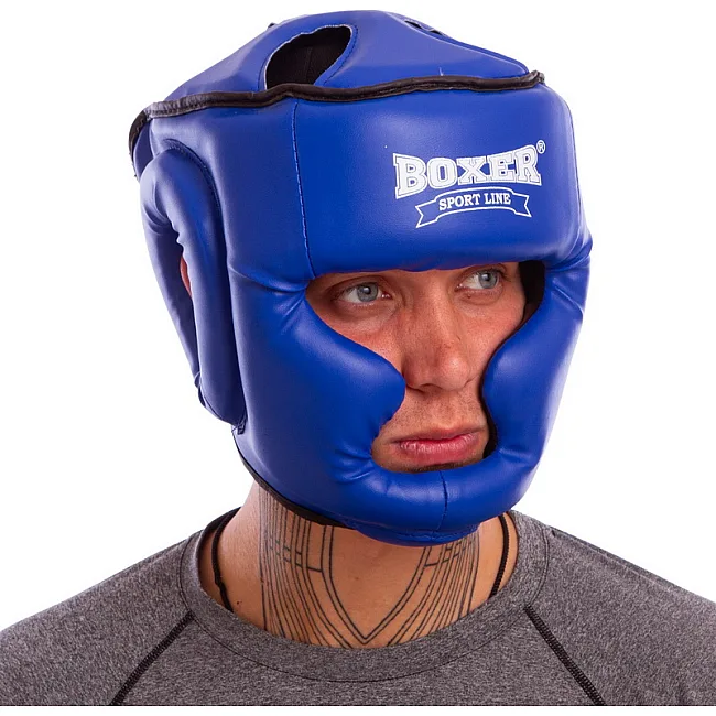 Шолом тренувальний карате Boxer Еліт (шкірвініл)