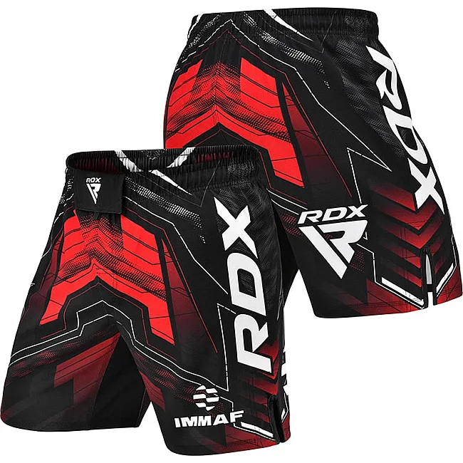 Шорти для ММА RDX IMMAF Approved Fight & Training Red