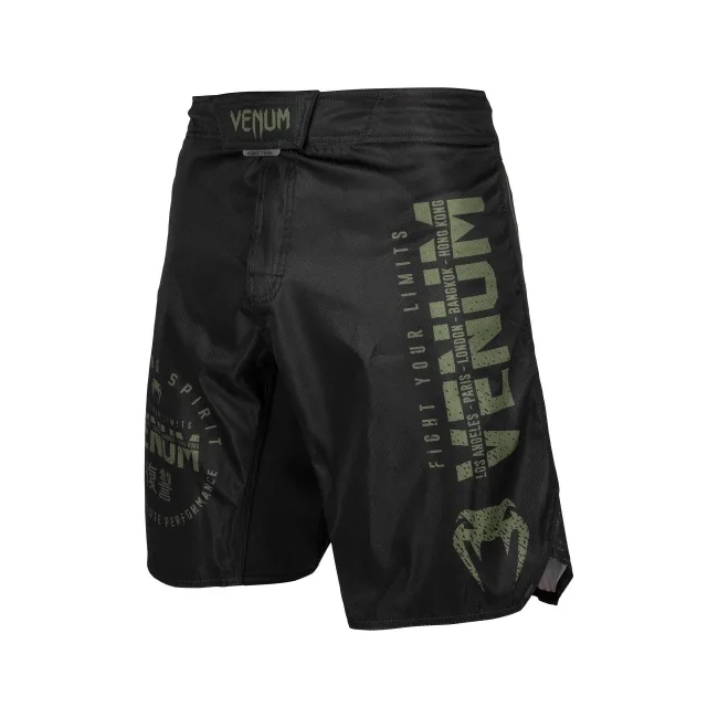 Шорти для ММА VENUM Signature Black Khaki Exclusive