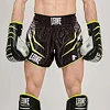 Шорти для тайського боксу LEONE Performance Fluo Black