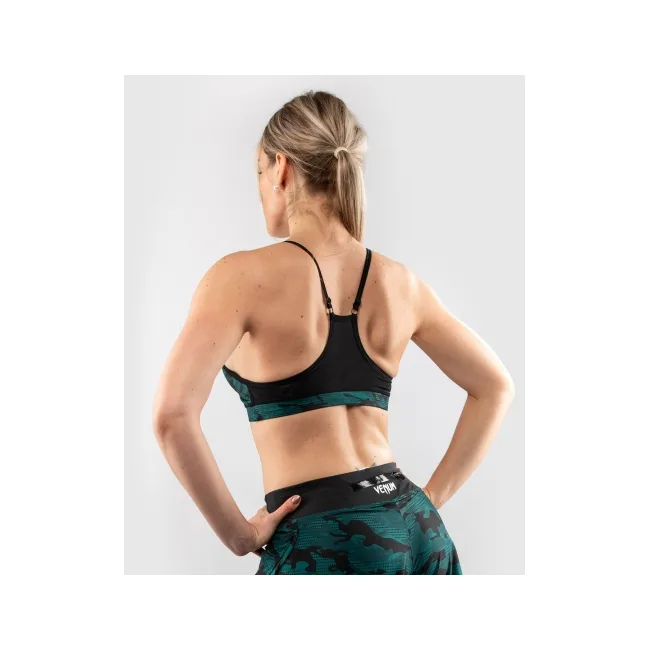 Спортивный топ VENUM Defender Sport Bra Black Green
