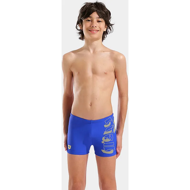 Плавки-шорти для хлопчиків Arena TALES SWIM SHORT синій, жовтий (для дітей)