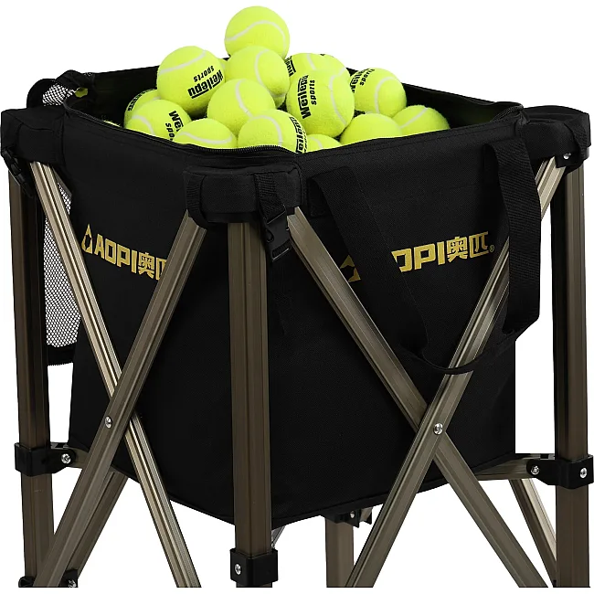 Корзина для теннисных мячей TENNIS BALL CART на 180 мячей AOPI AP-491 (Черный)