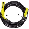 Профессиональный тренажер для бассейна MADWAVE LONG SAFERY CORD M077102 (Желтый)