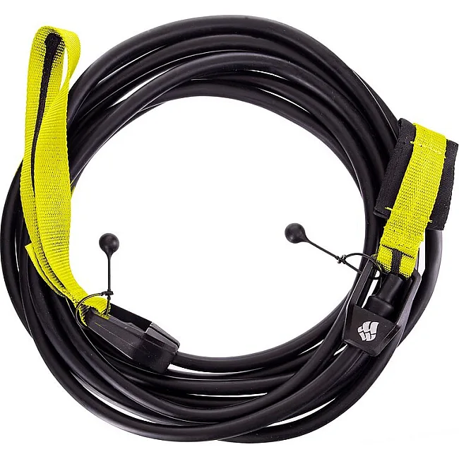 Профессиональный тренажер для бассейна MADWAVE LONG SAFERY CORD M077102 (Желтый)