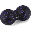 Масажний м'яч подвійний PowerPlay PP-4352 Epp foam peanut ball (d8*16cm.) Чорно/Фіолетовий