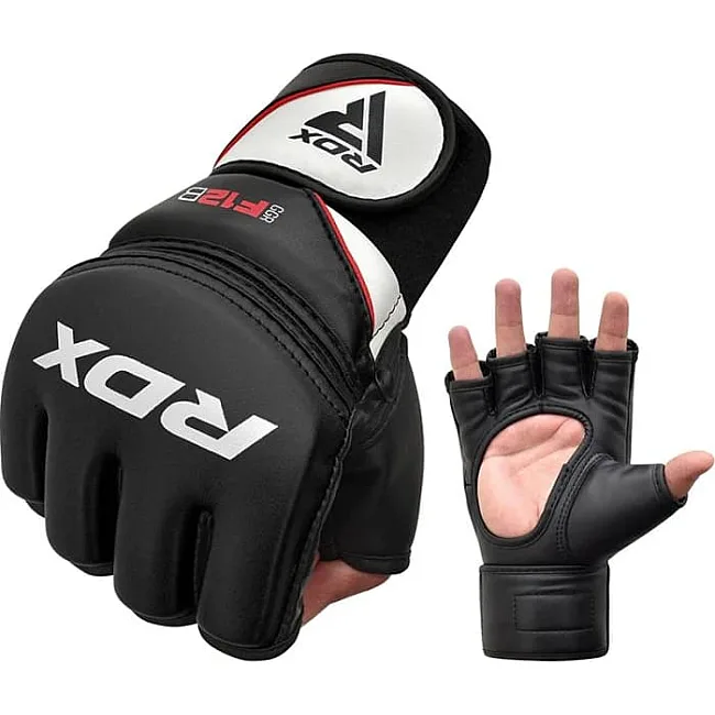 Тренировочные перчатки RDX GRAPPLING GLOVES NEW MODEL черный, белый