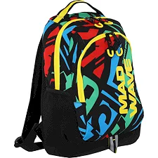 Спортивный рюкзак MADWAVE CITY 22л M112903 (Зеленый-желтый)