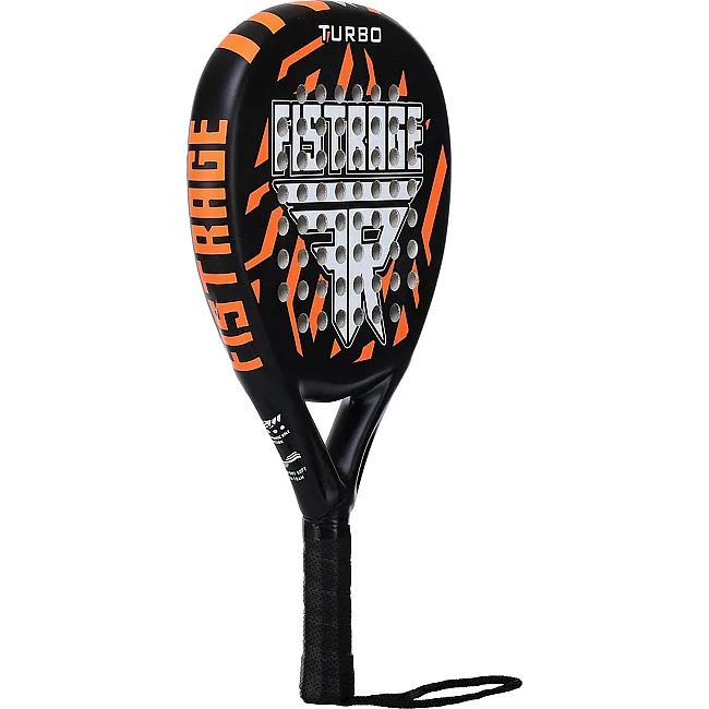 Ракетка для паділ-тенісу Padel FISTRAGE TURBO VL-4198 (Чорний-червоний)