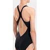 Купальник закрытый для девочек Arena GRAPHIC SWIMSUIT V BACK черный, белый (для детей)