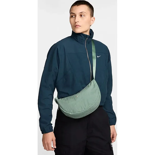 Сумка NIKE NK AURA CRESCENT CROSSBODY 4L зелений (для жінок) 30 х 18 х 10 см