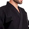 Кимоно для для бразильского джиу-джитсу BJJ черное куртка штаны и пояс HARD TOUCH JJS 140 см
-180см