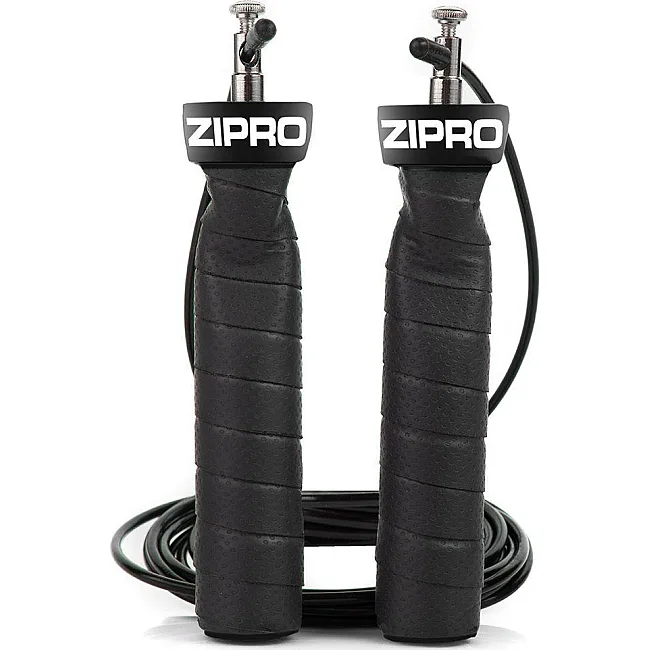 Скакалка Zipro спортивная 300см, черная