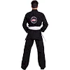 Кимоно для для бразильского джиу-джитсу BJJ черное куртка штаны и пояс HARD TOUCH JJS 140 см
-180см