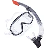Набор для плавания маска с трубкой ZELART M138-SN50-4-PVC (Черный-синий-прозрачный)