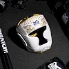 Боксерський шолом Phantom Muay Thai Full Face White Gold (капа в комплекті)