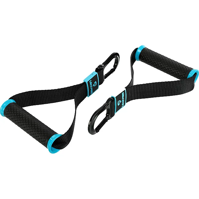 Ручки з карабінами для еспандерів резинок та тренажерів FIT HOOK
 LiveUp LP8706 2шт