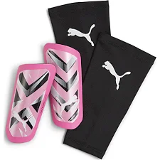 Щитки футбольні дитячі PUMA ULTRA Light Sleeve рожевий L (зріст 155-175 см)
