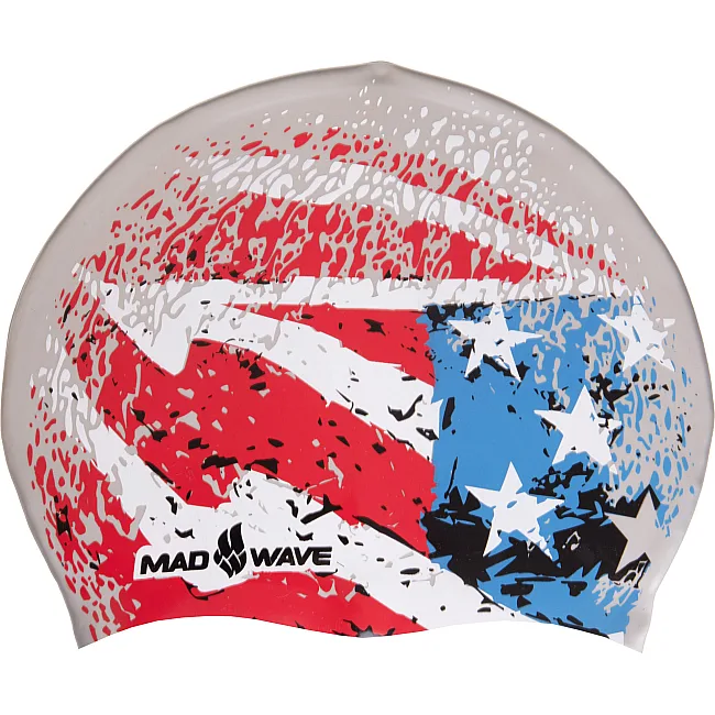 Шапочка для бассейна
 силиконовая для взрослых MADWAVE
 USA M055303001W