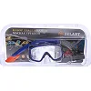 Набор для плавания маска с трубкой ZELART M138-SN50-4-PVC (Черный-синий-прозрачный)