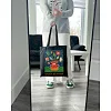 Экошопер BookOpt BK4084 YAYOI KUSAMA Цветы черный