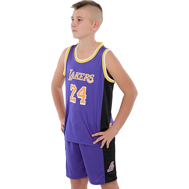 Дитяча баскетбольна форма
 NBA клуб L
 Angeles Lakers 24 BA-9831


-жовтий (Фіолетовий-жовтий)
