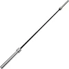 Гриф прямий для тягової станції хромований Олімпійський Texas Deadlift Bar LiveUp LP8371 довжина 2,3м гриф ø50мм хром-чорний
