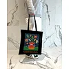 Экошопер BookOpt BK4084 YAYOI KUSAMA Цветы черный