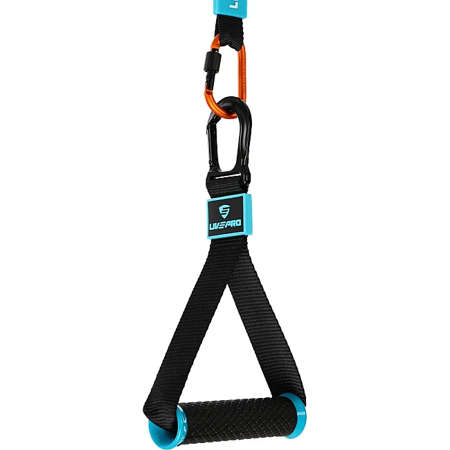 Ручки з карабінами для еспандерів резинок та тренажерів FIT HOOK
 LiveUp LP8706 2шт