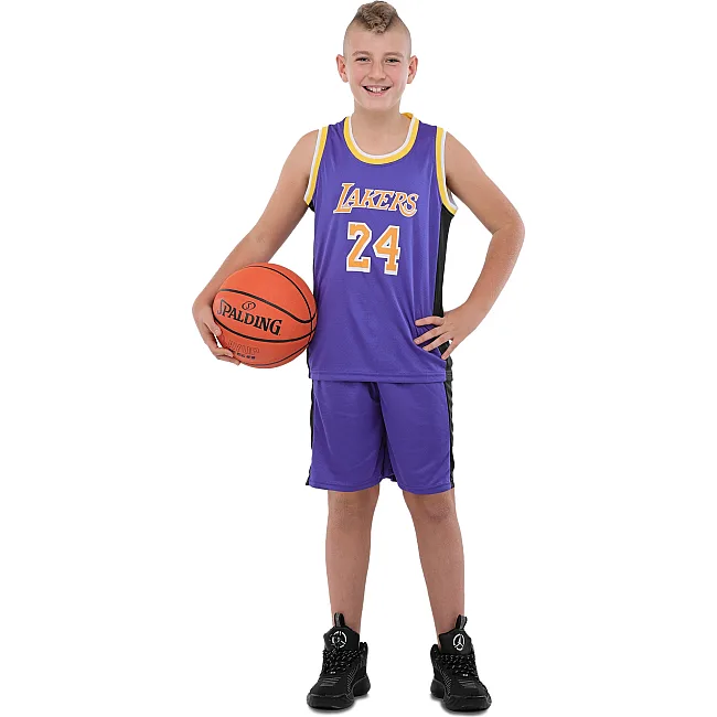 Дитяча баскетбольна форма
 NBA клуб L
 Angeles Lakers 24 BA-9831


-жовтий (Фіолетовий-жовтий)