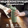 Бутылка для воды металлическая с двойной вакуумной изоляцией Bohtal Insulated Bottle 960 ml/32 oz Blue Superman
