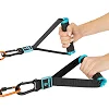 Ручки з карабінами для еспандерів резинок та тренажерів FIT HOOK
 LiveUp LP8706 2шт